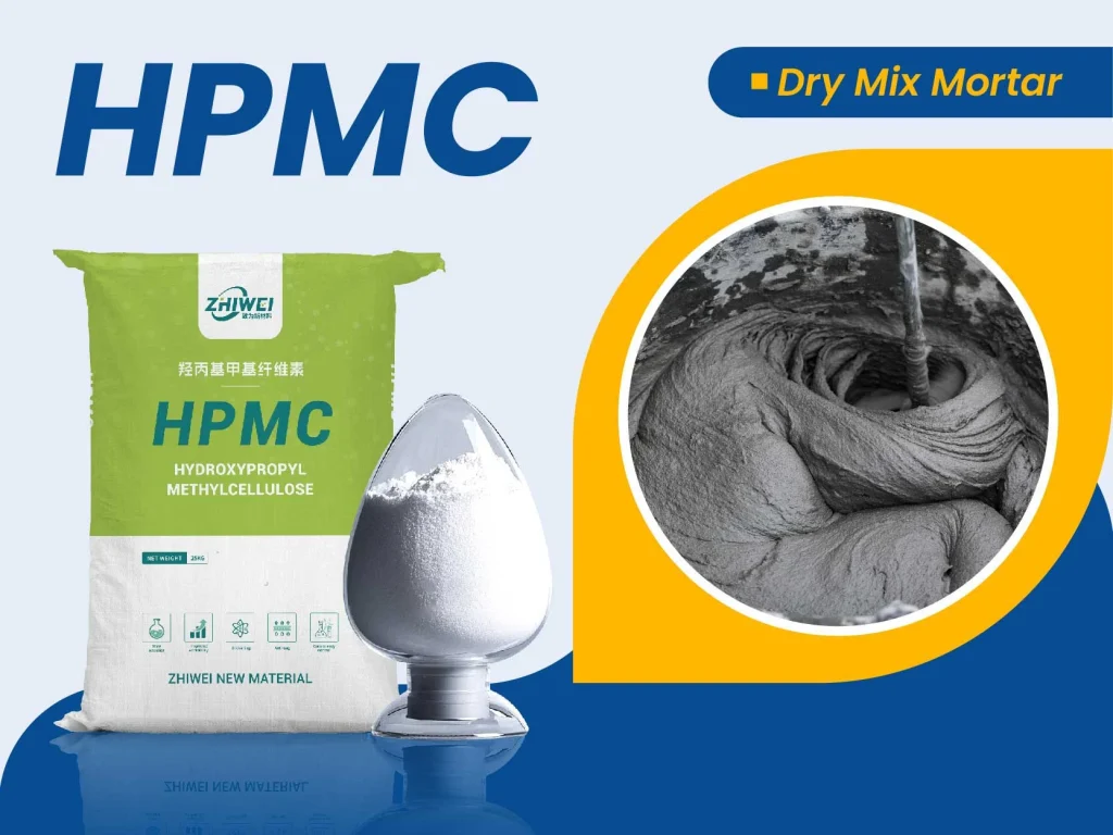 Construction grade HPMC white powder sample in packaging