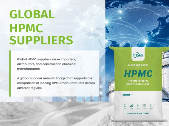 全球 HPMC 供应商为进口商、分销商和建筑化学品制造商提供服务。.