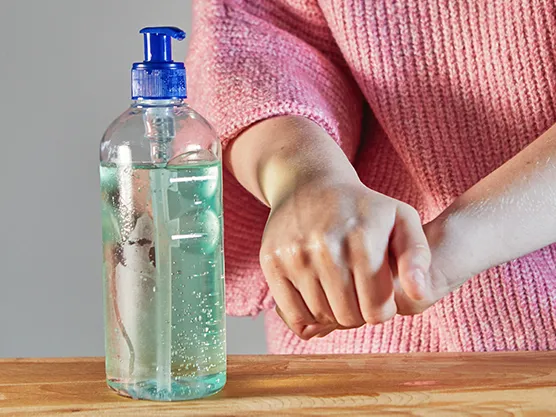 HEC 2K application in hand sanitizer gel