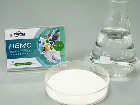 Hydroxyethyl Methyl Cellulose HEMC product card for construction materials, coatings, tile adhesives, mortars, putty, and daily chemical systems