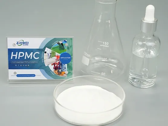 Hydroxypropyl Methyl Cellulose HPMC product card for mortar, tile adhesive, shampoo, body wash, and liquid care products