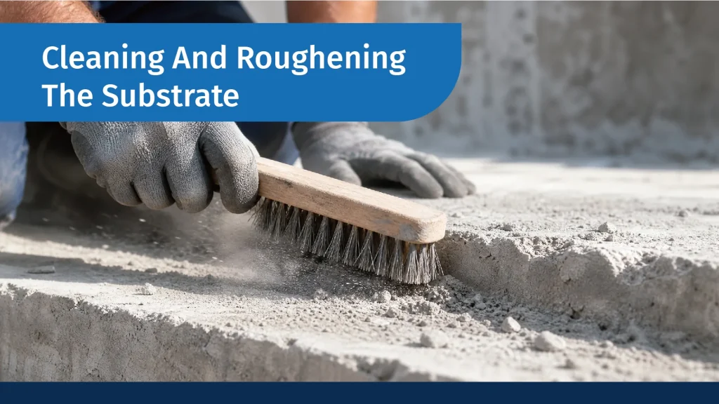 surface preparation before mortar repair