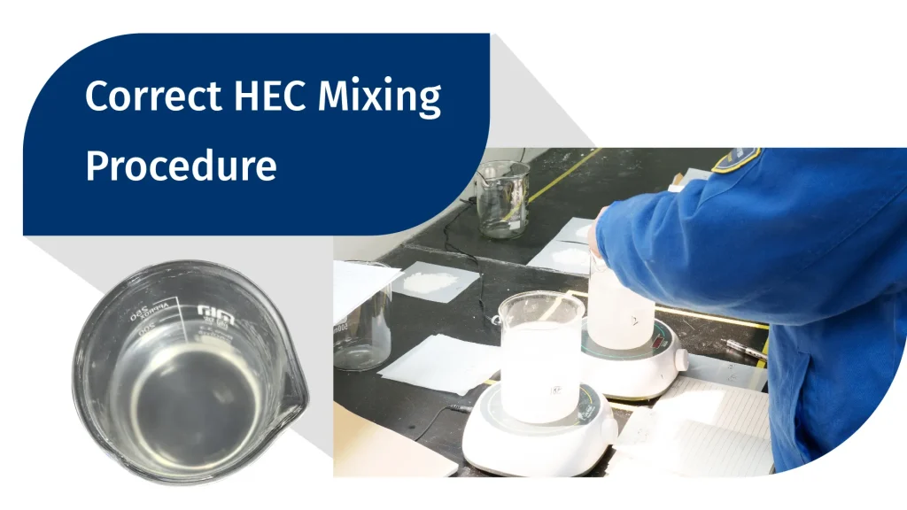 How to mix HEC powder into oilfield brine without lumps