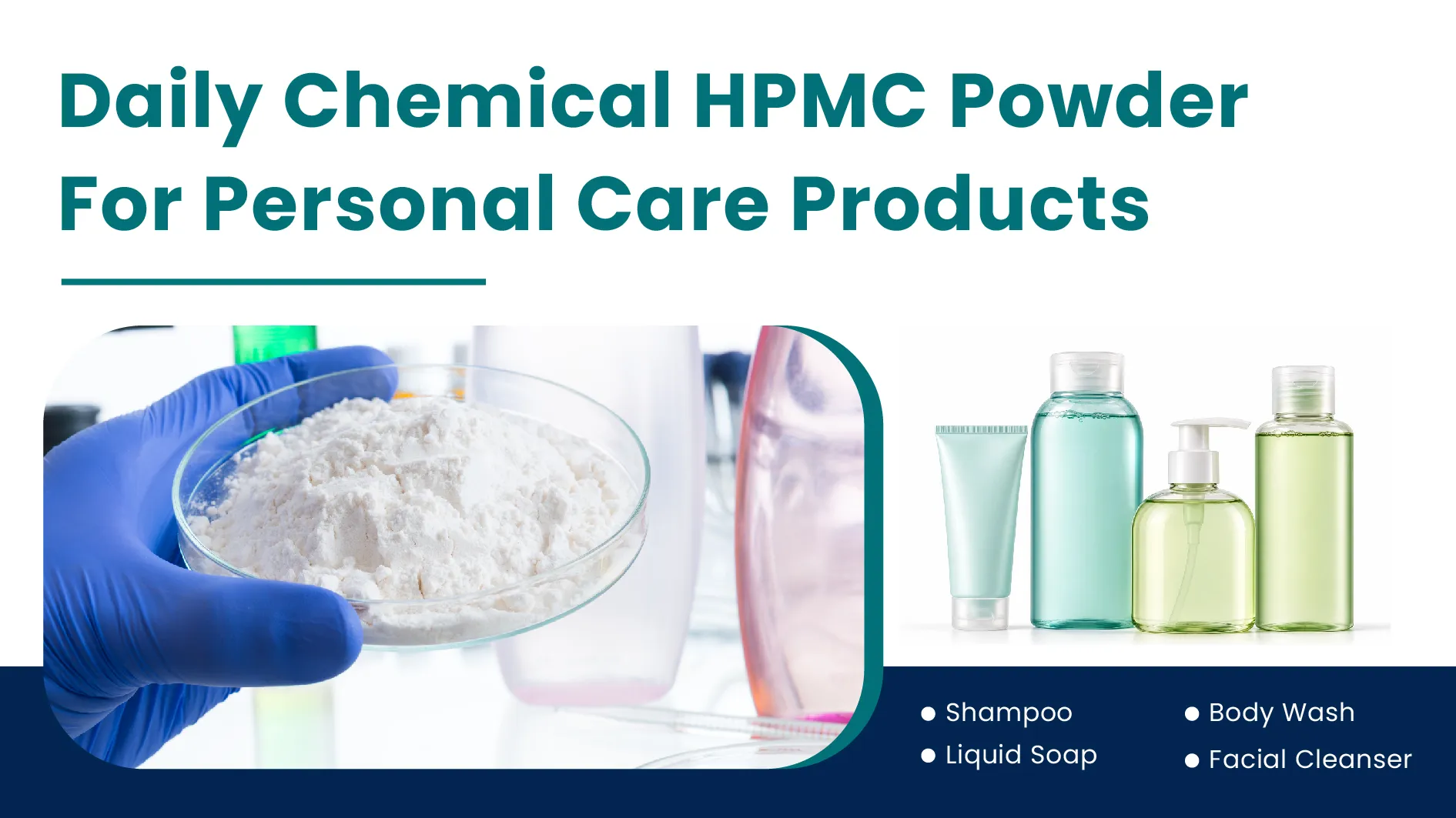 Daily chemical HPMC powder used in shampoo, body wash, and detergent formulas