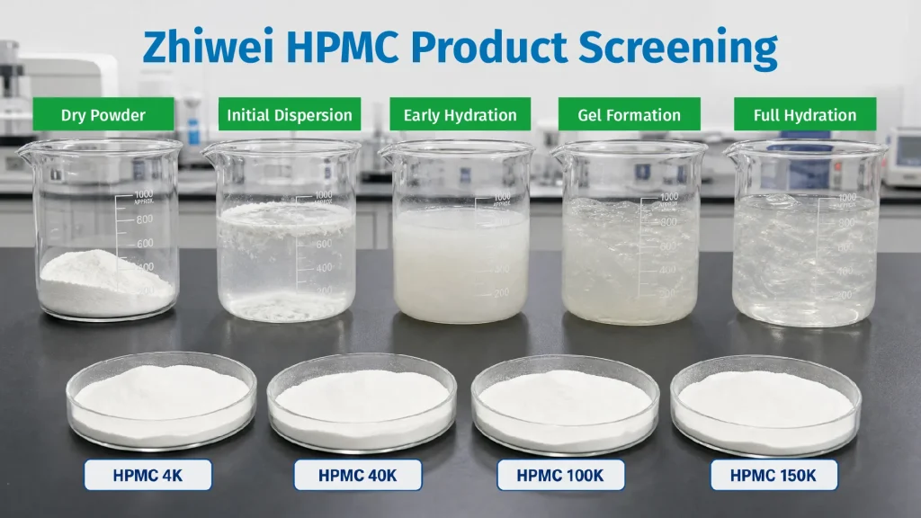 Zhiwei HPMC grades for cold-water and dry-mix applications