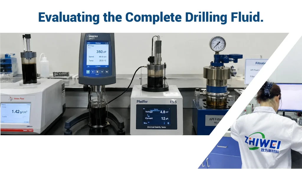 Laboratory equipment for evaluating invert emulsion drilling fluid performance.